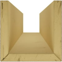 Екена мелница 10 w 12 H 8'l 3-страничен песок од мијалник, дрвен тавански зрак, природен златен даб