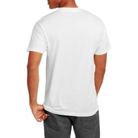 Машка бела памучна маица, 3-пакет