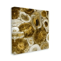 Слупел агат во злато апстрактна геоди Апстрактна галерија за сликање завиткано платно печатење wallидна уметност