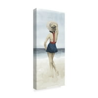 Трговска марка ликовна уметност „Beach Beauty II“ Canvas Art By Grace Popp