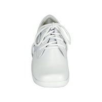 Часовна удобност Делорес Широка ширина Професионална елегантна чевли бела 6.5