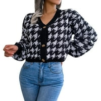 Adviicd долг џемпер женски долг ракав лабав плетен кабел Отворено предно копче надолу по кардиган џемпер од надворешна облека