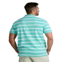 Chaps Classic Classic Fit Striped Potto Jersey Polo кошула, големини XS-4XB