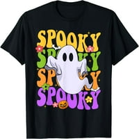 Ретро жлебни духови кошули за Ноќта на вештерките, маица со плашлив вибрации