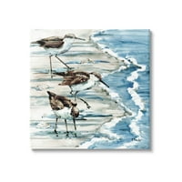 Sumn Industries Rockhampton Sandpipers Beach Wragle Gallery Wrapped Canvas Print Wall Art, Design By Paul Brent