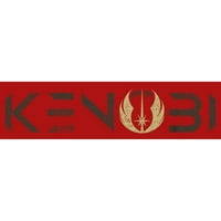 Војна На Ѕвездите на момчето: Оби-Ван Кеноби Џедаи Кеноби Лого Графичка Маичка Црвена Мала