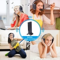 2.4 g RF Безжични Слушалки ЗА ТВ Гледање Слушање, ARTISTE D Безжични Слушалки Со Приклучок За Полнење Предавател, Излез На Оптички