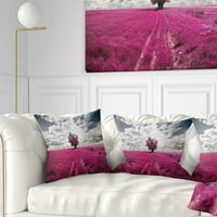DesignArt Purple Tree Dreamscape - Перница за фотографирање на пејзаж - 16x16